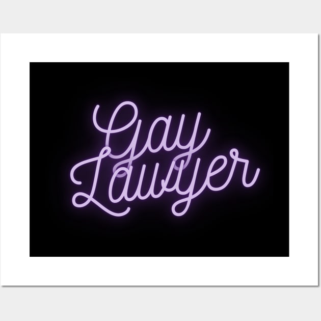 Gay Lawyer - Purple Wall Art by Georgia Family Law Project